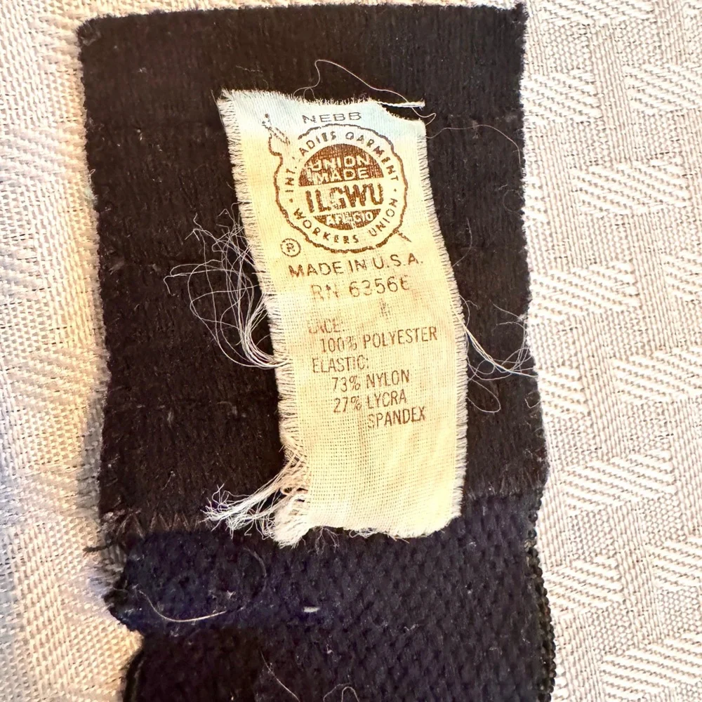 Vintage Valmont Black Lace Bustier Corset‎ ILGWU Union Made USA 38C